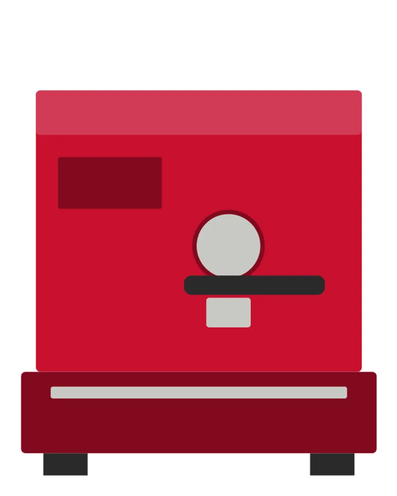 Smeg ECF02 in Red